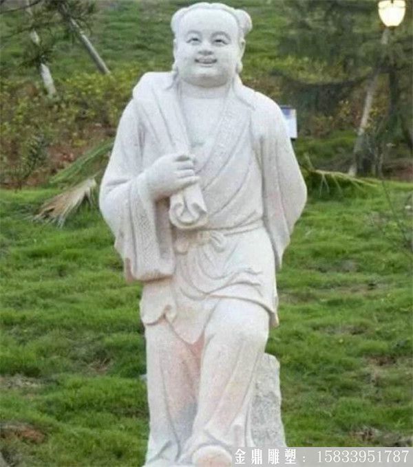 石雕百里負米圖片 24孝石雕人物周仲由