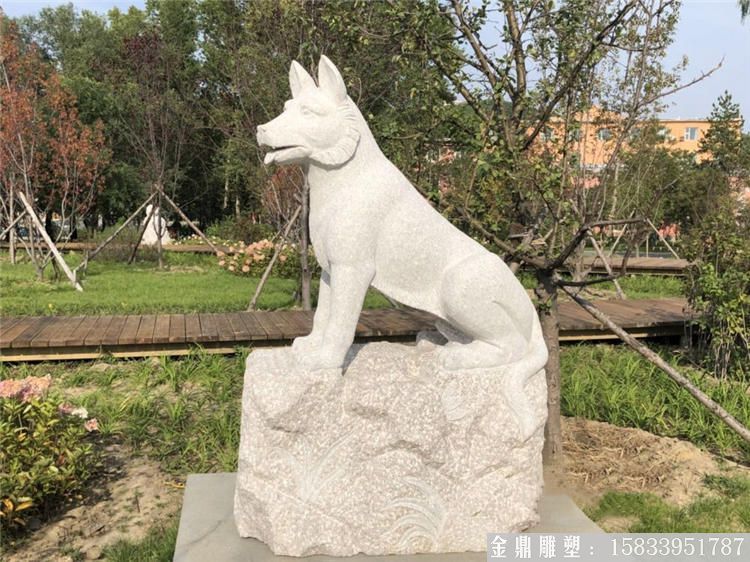 石雕猴子 石雕廠(chǎng) 石雕定制十二生肖石雕 公園十二生肖雕塑5